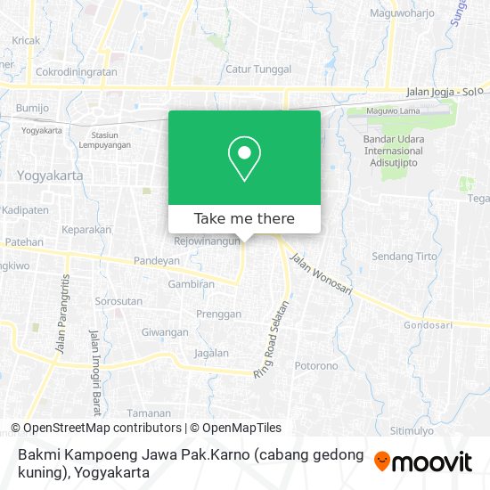 Bakmi Kampoeng Jawa Pak.Karno (cabang gedong kuning) map