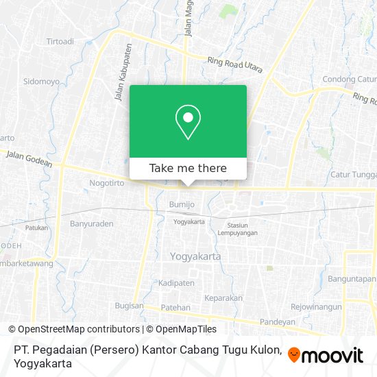 PT. Pegadaian (Persero) Kantor Cabang Tugu Kulon map