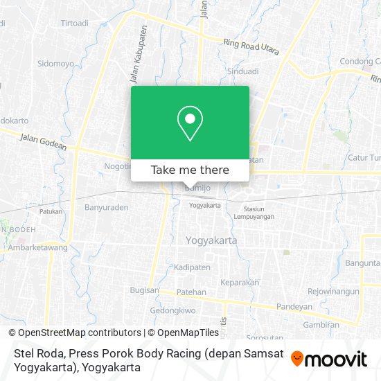 Stel Roda, Press Porok Body Racing (depan Samsat Yogyakarta) map