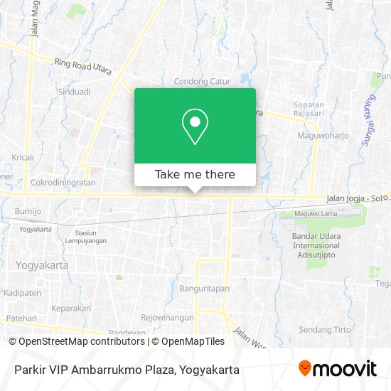 Parkir VIP Ambarrukmo Plaza map