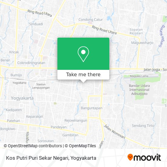 Kos Putri Puri Sekar Negari map