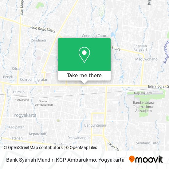 Bank Syariah Mandiri KCP Ambarukmo map