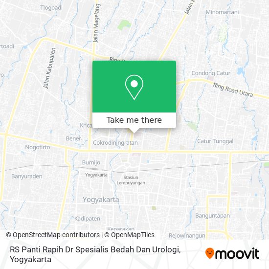 RS Panti Rapih Dr Spesialis Bedah Dan Urologi map