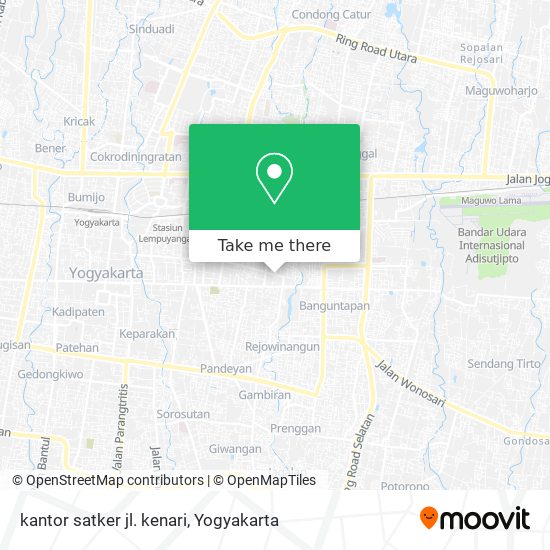kantor satker jl. kenari map