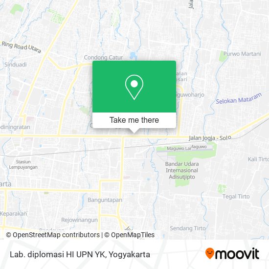 Lab. diplomasi HI UPN YK map