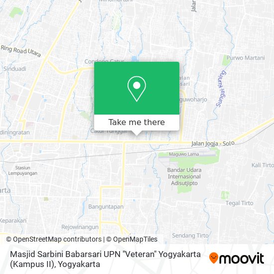Masjid Sarbini Babarsari UPN "Veteran" Yogyakarta (Kampus II) map
