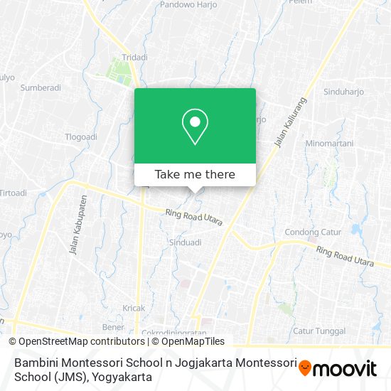 Bambini Montessori School n Jogjakarta Montessori School (JMS) map