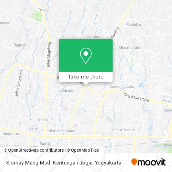 Siomay Mang Mudi Kentungan Jogja map