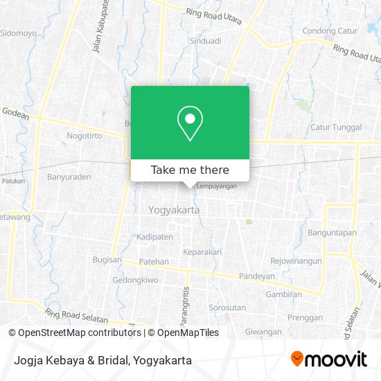 Jogja Kebaya & Bridal map