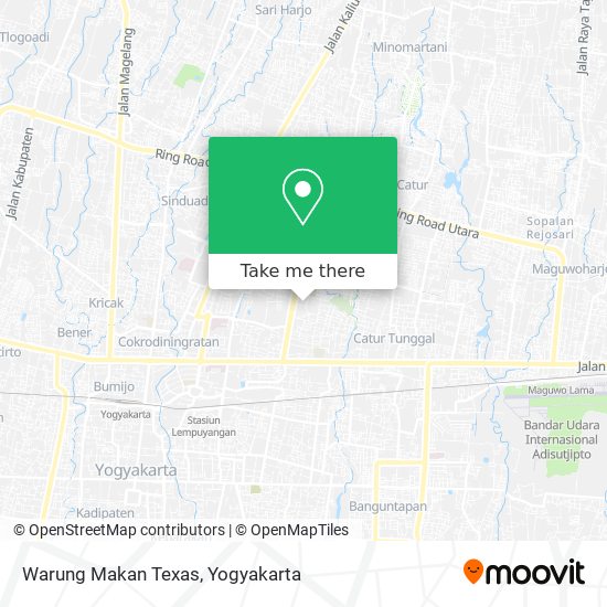 Warung Makan Texas map