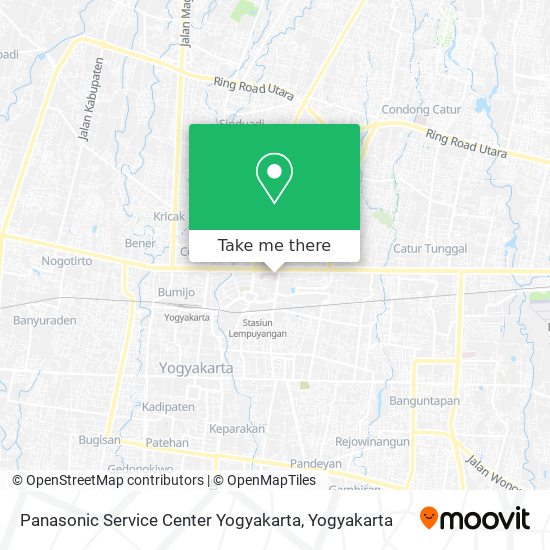 Panasonic Service Center Yogyakarta map