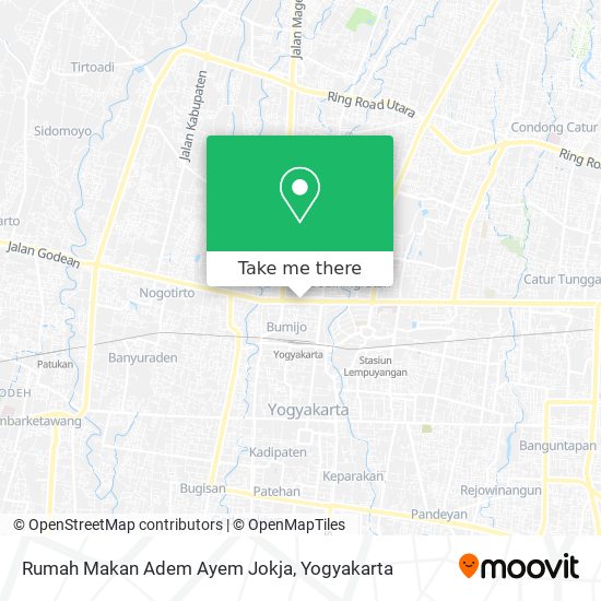 Rumah Makan Adem Ayem Jokja map