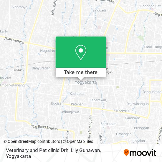 Veterinary and Pet clinic Drh. Lily Gunawan map