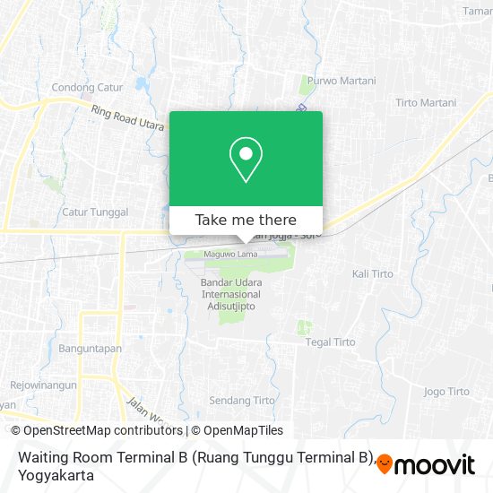 Waiting Room Terminal B (Ruang Tunggu Terminal B) map