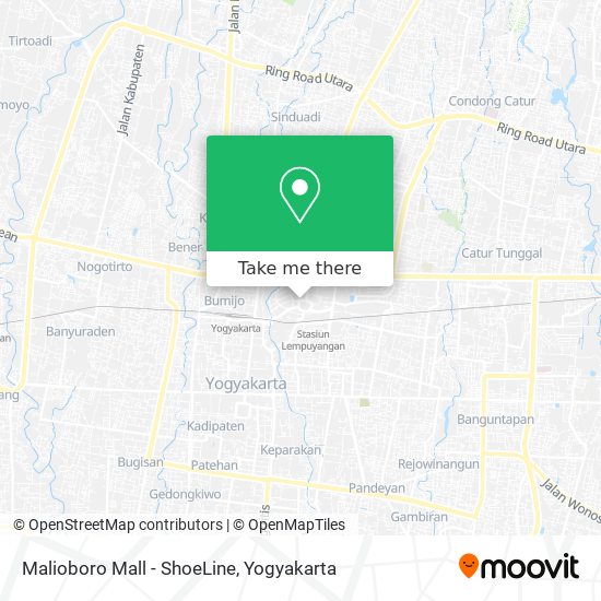 Malioboro Mall - ShoeLine map