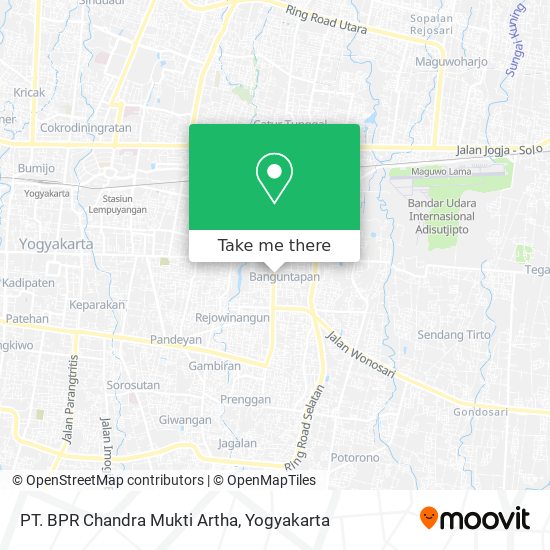 PT. BPR Chandra Mukti Artha map