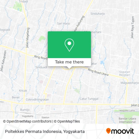 Poltekkes Permata Indonesia map