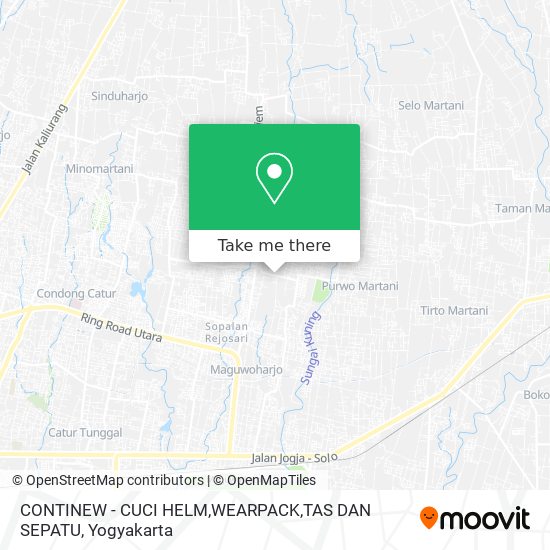 CONTINEW - CUCI HELM,WEARPACK,TAS DAN SEPATU map