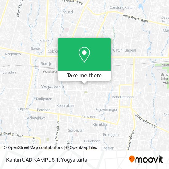 Kantin UAD KAMPUS 1 map