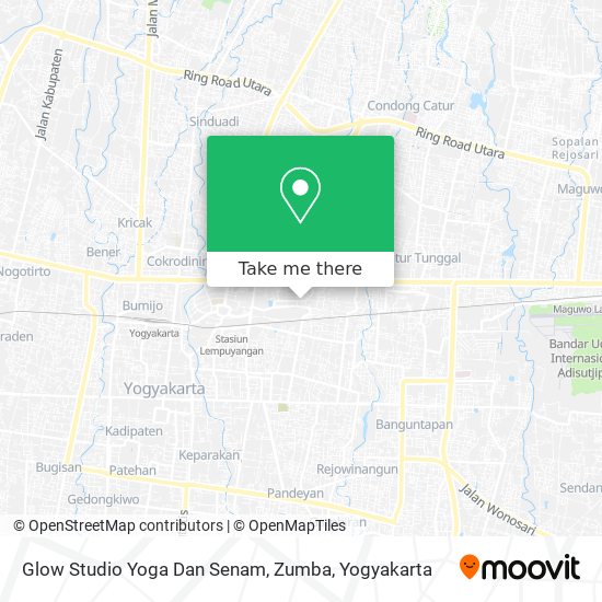 Glow Studio Yoga Dan Senam, Zumba map