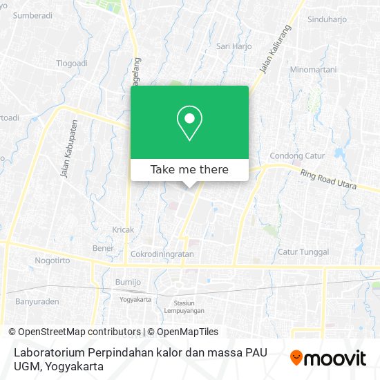 Laboratorium Perpindahan kalor dan massa PAU UGM map