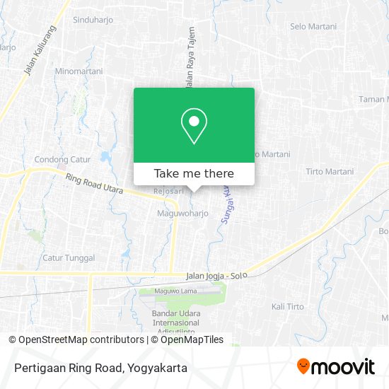 Pertigaan Ring Road map