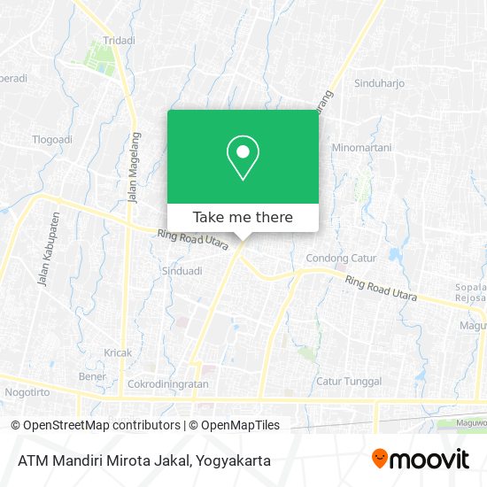 ATM Mandiri Mirota Jakal map