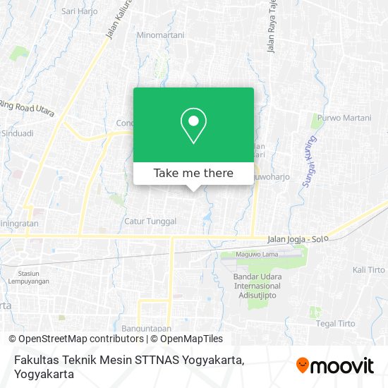 Fakultas Teknik Mesin STTNAS Yogyakarta map