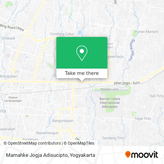 Mamahke Jogja Adisucipto map