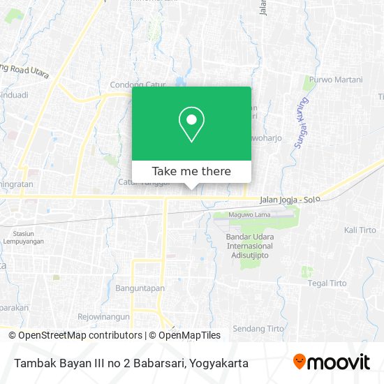 Tambak Bayan III no 2 Babarsari map