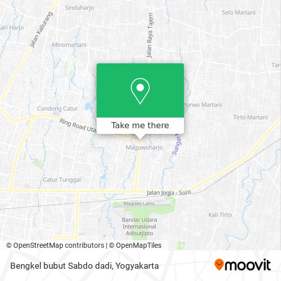 Bengkel bubut Sabdo dadi map