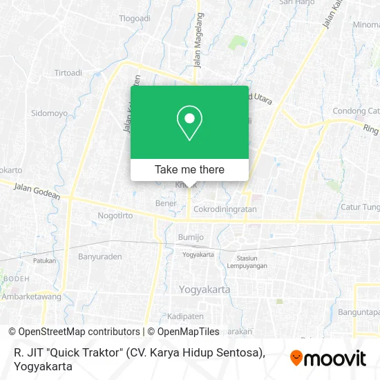 R. JIT "Quick Traktor" (CV. Karya Hidup Sentosa) map