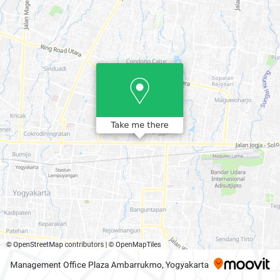 Management Office Plaza Ambarrukmo map