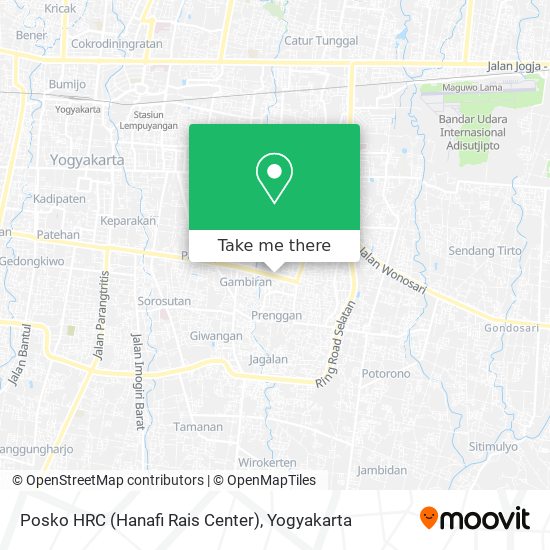 Posko HRC (Hanafi Rais Center) map