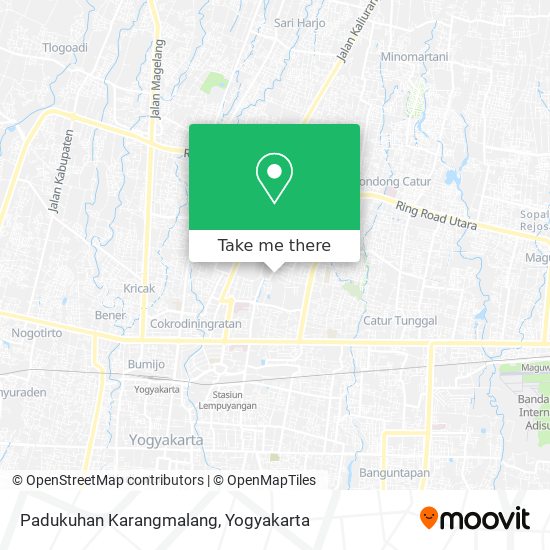Padukuhan Karangmalang map