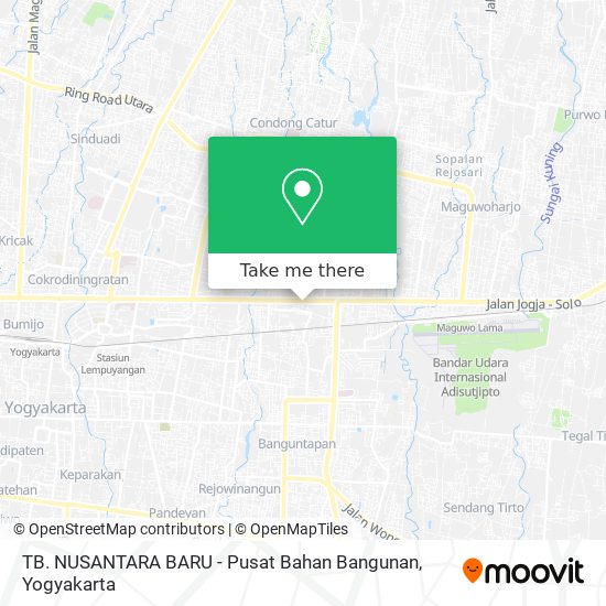 TB. NUSANTARA BARU - Pusat Bahan Bangunan map