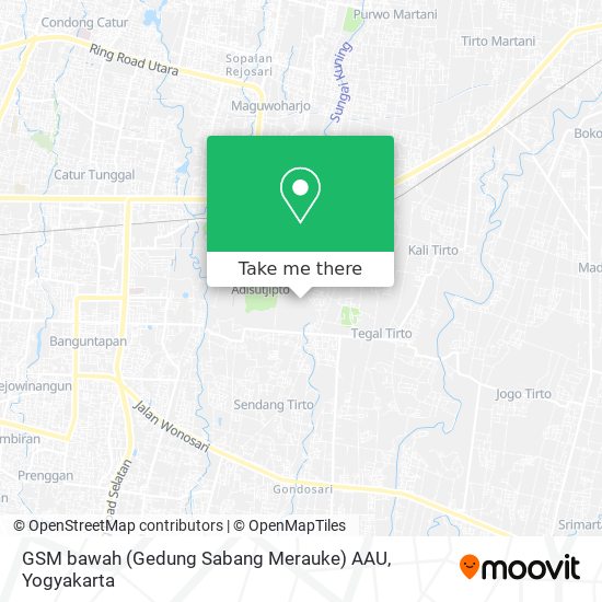 GSM bawah (Gedung Sabang Merauke) AAU map
