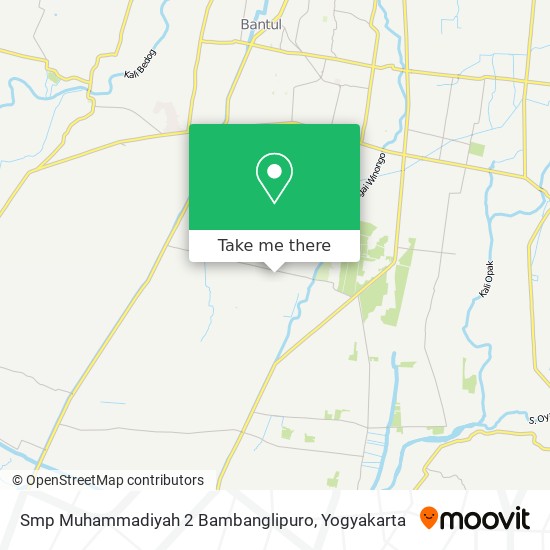 Smp Muhammadiyah 2 Bambanglipuro map