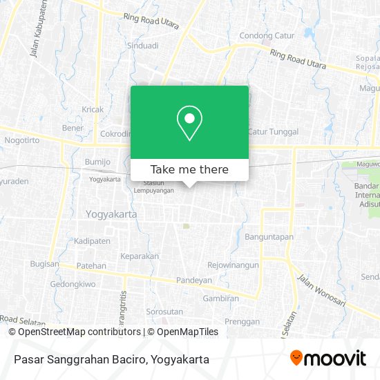 Pasar Sanggrahan Baciro map