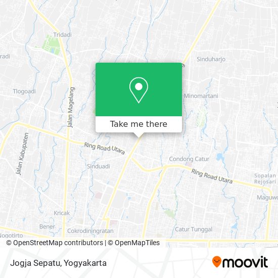 Jogja Sepatu map