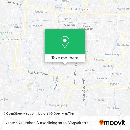 Kantor Kelurahan Suryodiningratan map