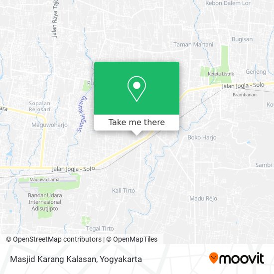 Masjid Karang Kalasan map