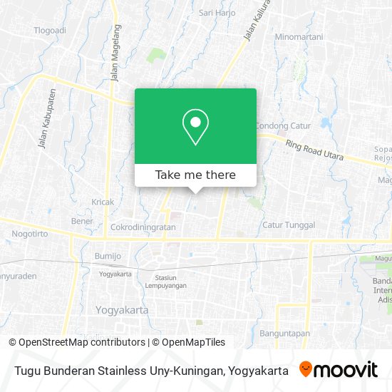 Tugu Bunderan Stainless Uny-Kuningan map