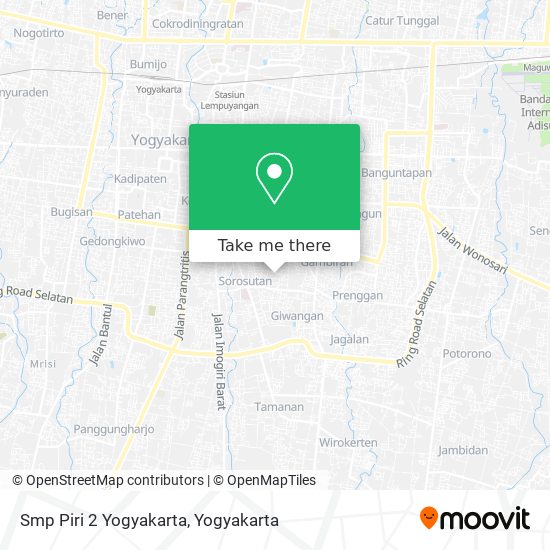 Smp Piri 2 Yogyakarta map