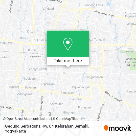 Gedung Serbaguna Rw. 04 Kelurahan Semaki map