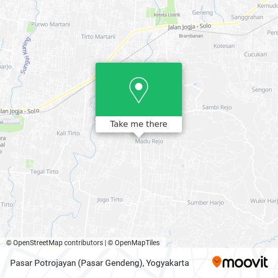 Pasar Potrojayan (Pasar Gendeng) map