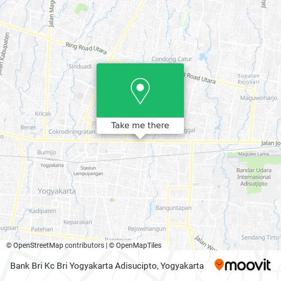 Bank Bri Kc Bri Yogyakarta Adisucipto map