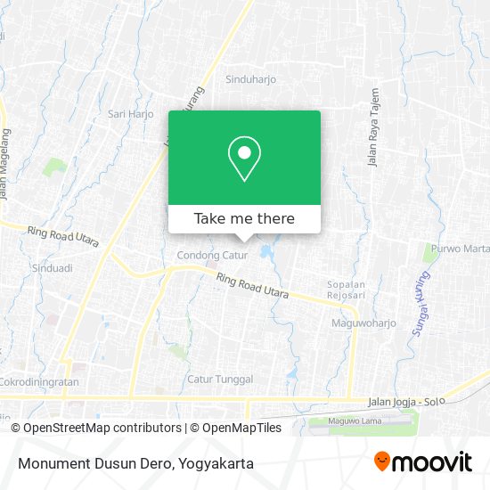 Monument Dusun Dero map