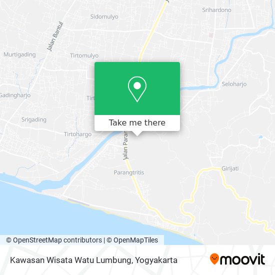 Kawasan Wisata Watu Lumbung map