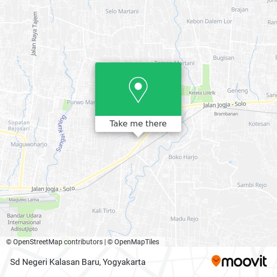 Sd Negeri Kalasan Baru map